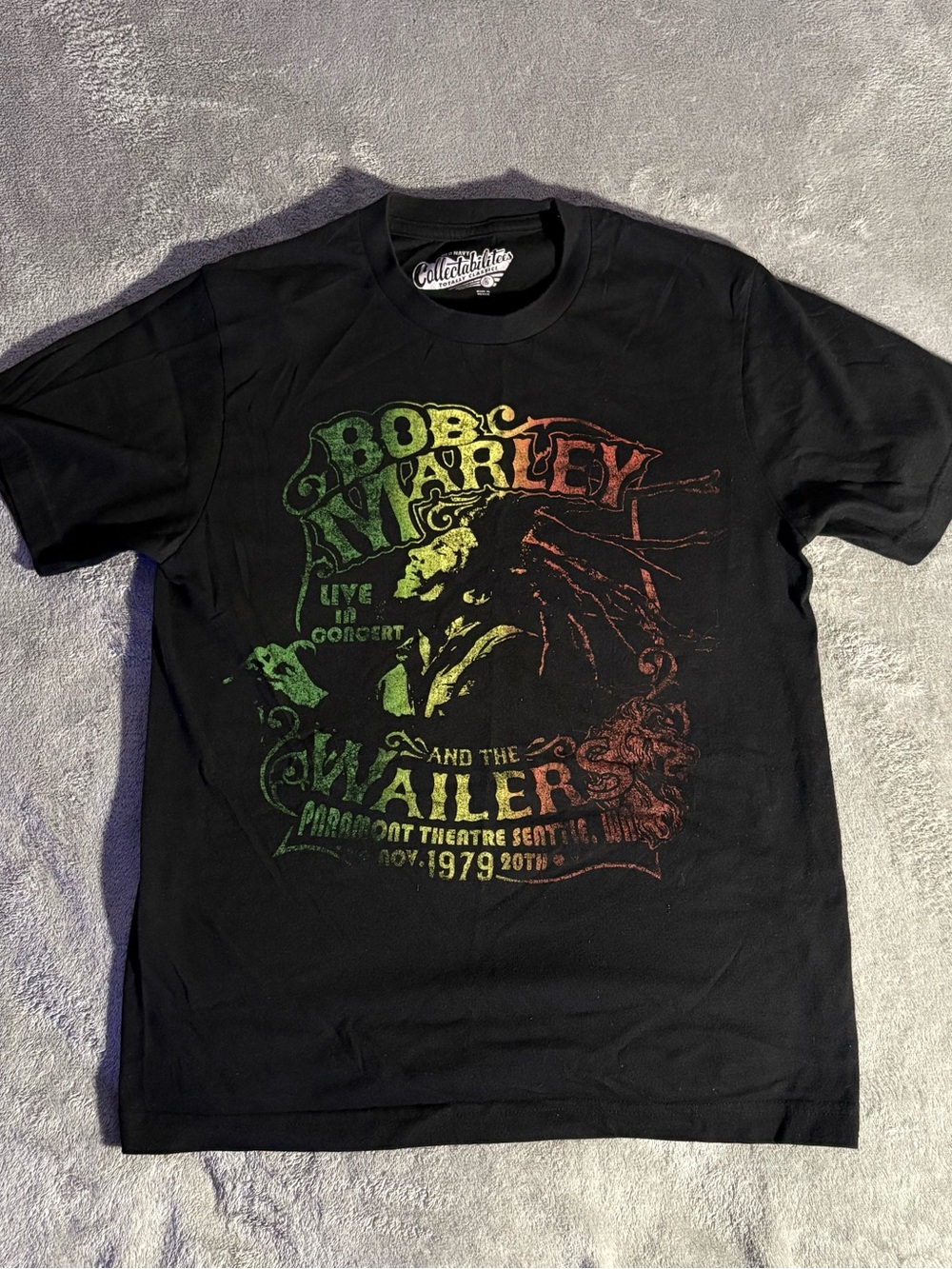 Bob Marley and the Wailers Live in Concert 1979 Graphic T-Shirt